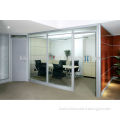 V80 latest room dividers OEM products custom made aluminium frame tempered glass partition wall